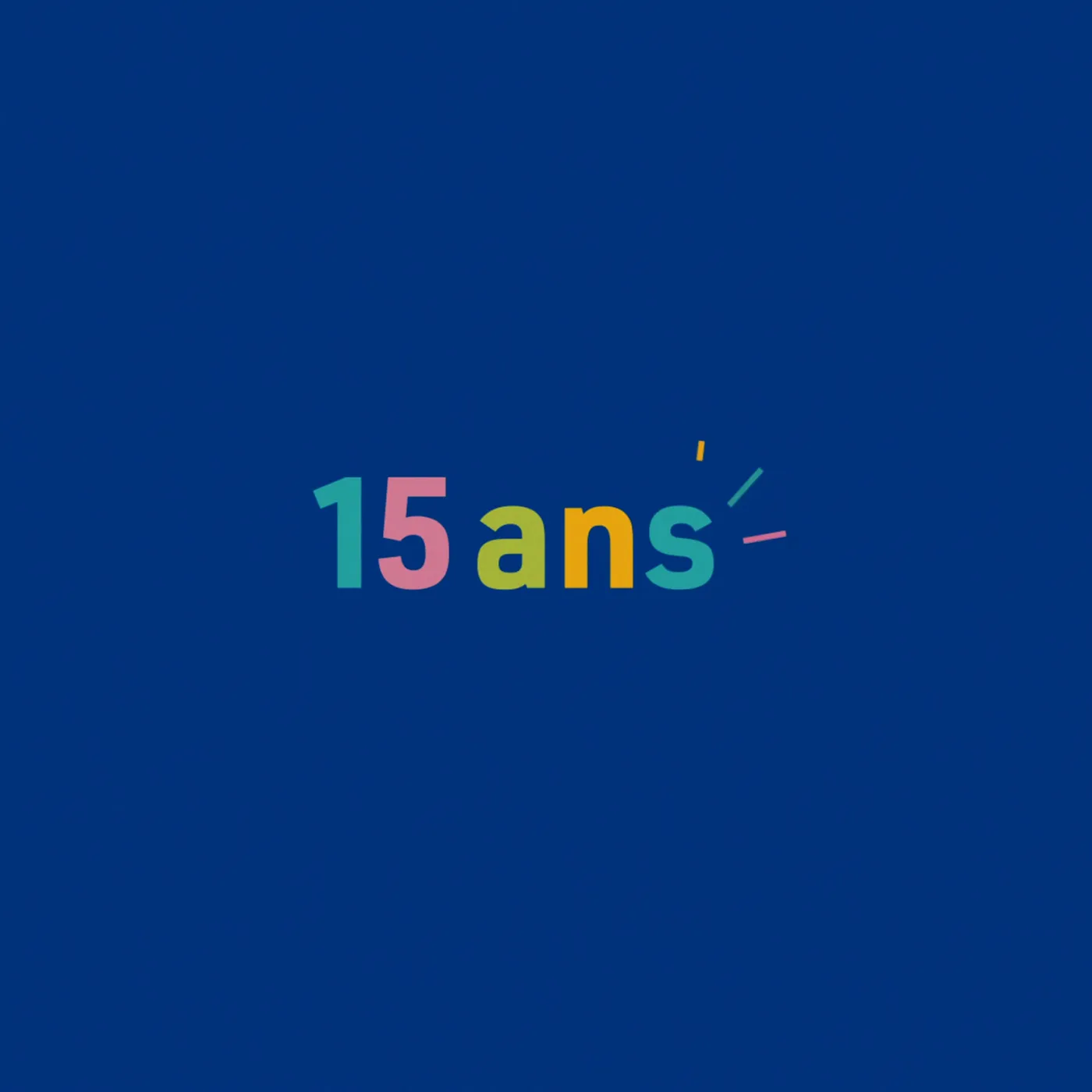 Les 15 ans du Fil, le logo « 15 ans »