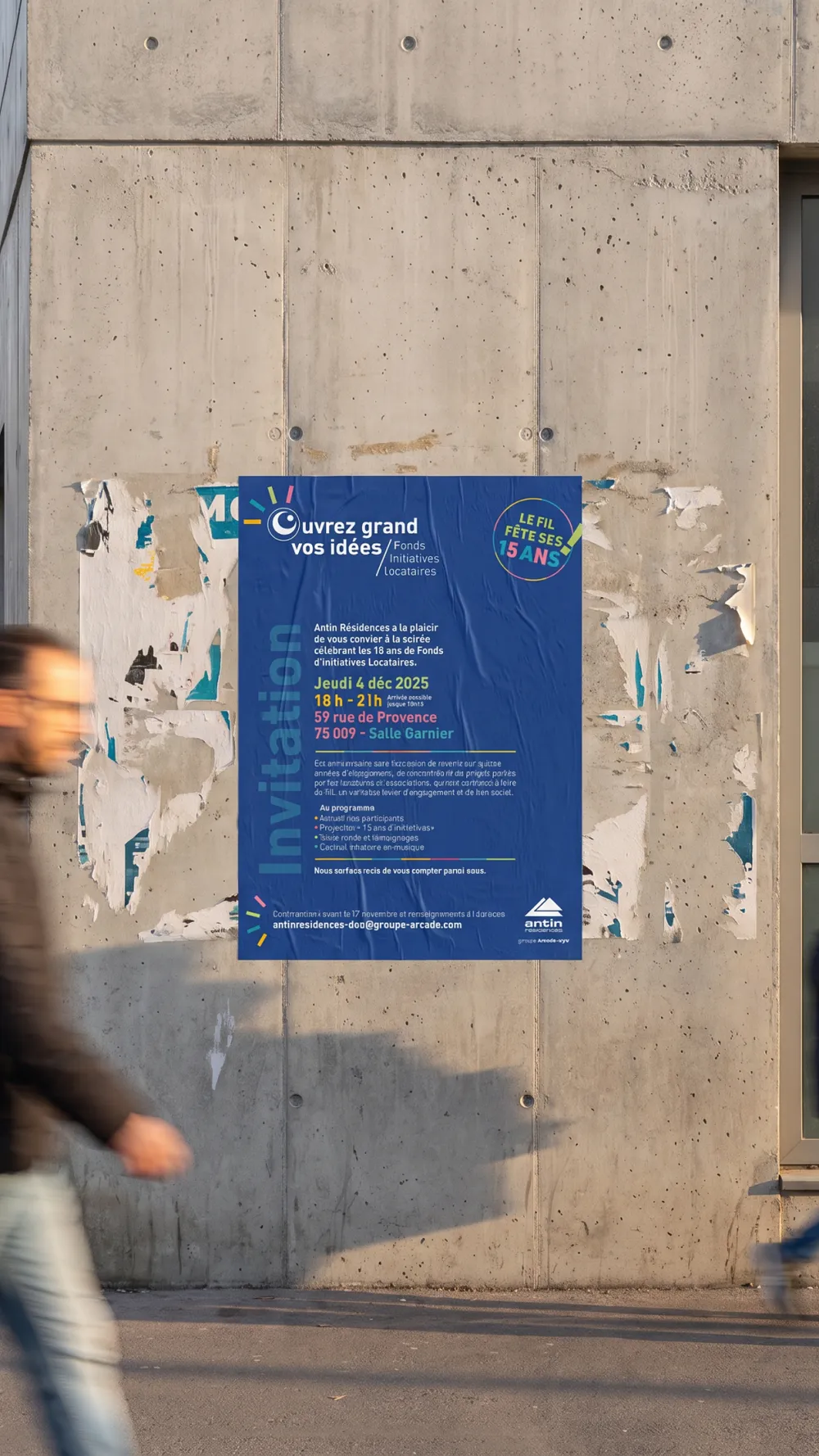 Les 15 ans du Fil, l’affiche en situation, image 8